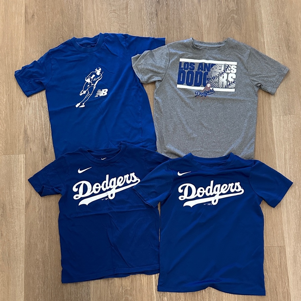 Kids/Boys Los Angeles Dodgers Shirts Bundle of 4
